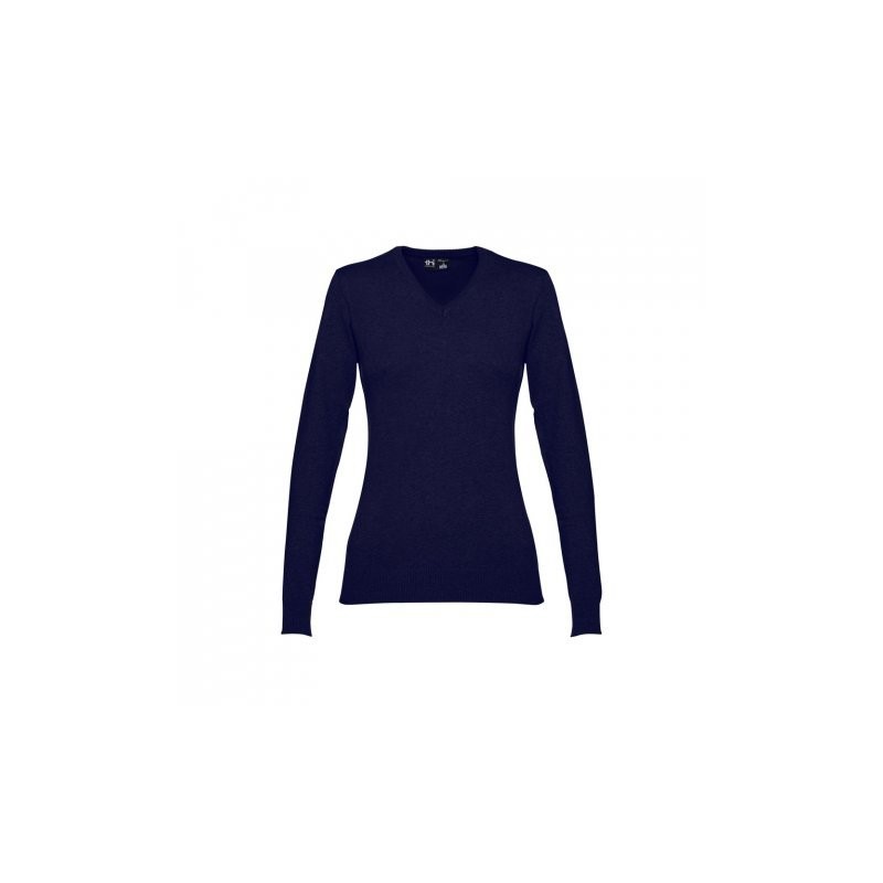 THC MILAN WOMEN. Jersey con cuello en "V" para mujer