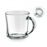 SOFFY. Taza de vidrio de 230 mL