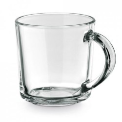 SOFFY. Taza de vidrio de 230 mL