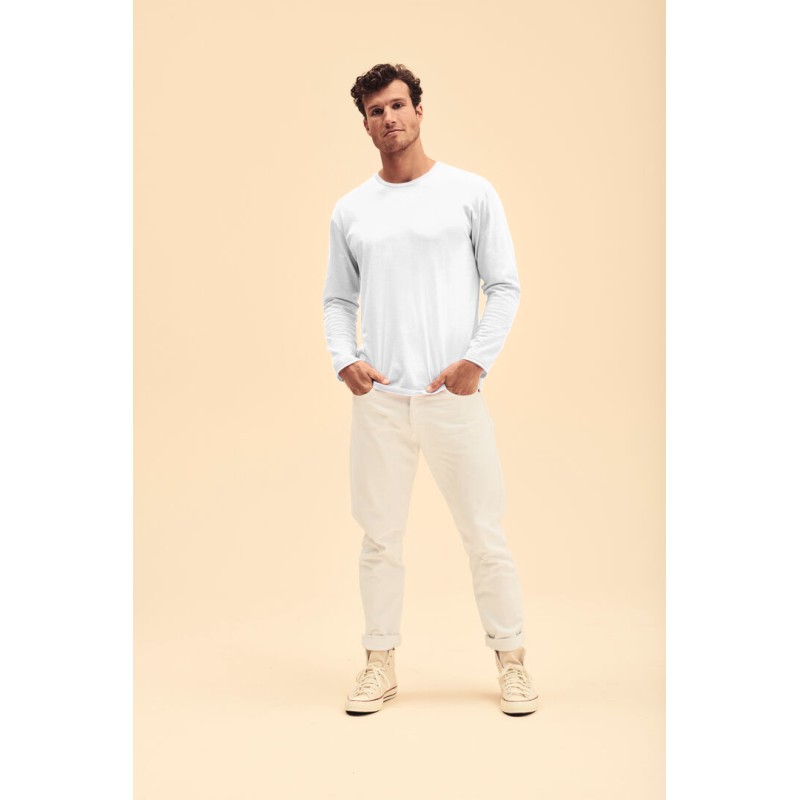 Camiseta Adulto Blanca Iconic Long Sleeve T