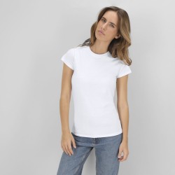 Camiseta Mujer Blanca ""keya"" WCS150