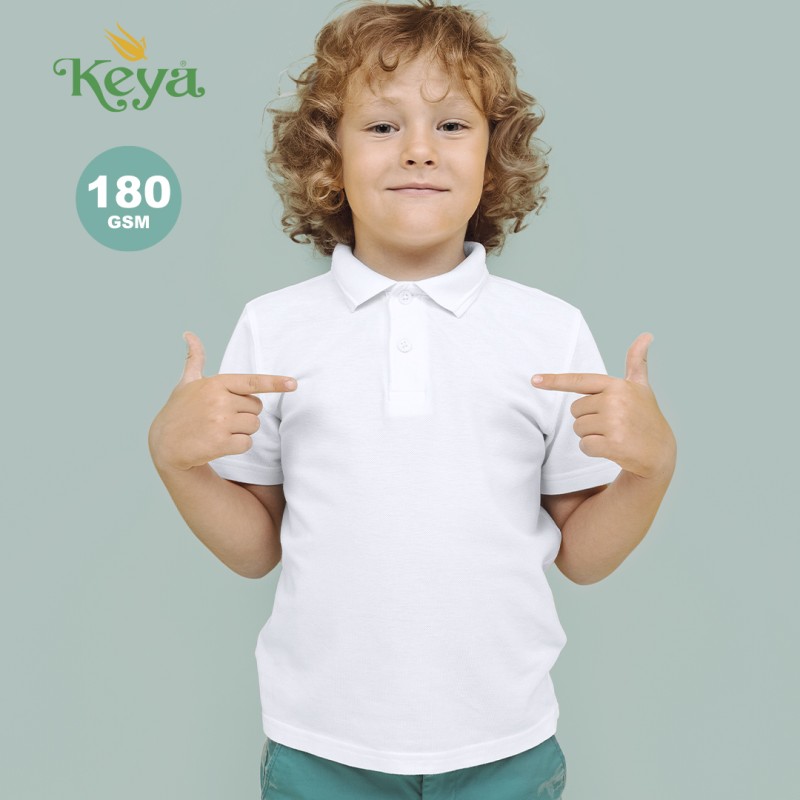 Polo Niño Blanco ""keya"" YPS180