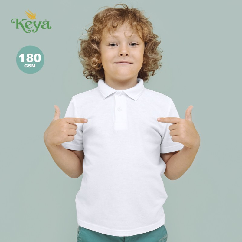 Polo Niño Blanco ""keya"" YPS180