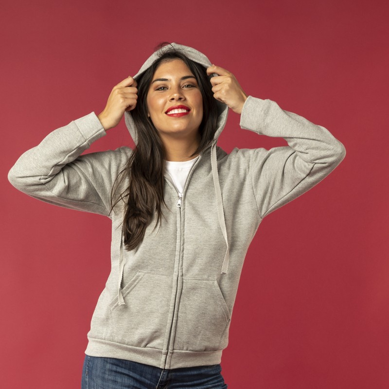 Sudadera Adulto Capucha + Cremallera "keya" SWZ280