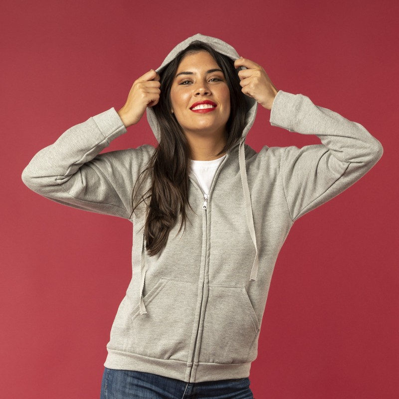 Sudadera Adulto Capucha + Cremallera "keya" SWZ280