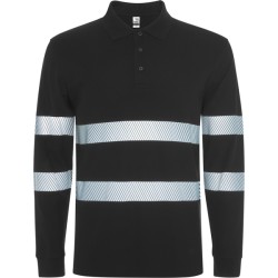 Av polo foran manga larga