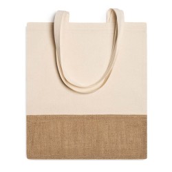 Bolsa algodón/yute Wave