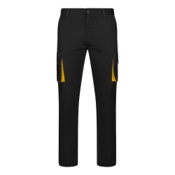 Pantalón elástico bicolor...