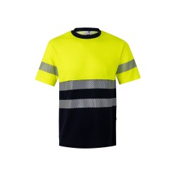Camiseta de piqué bicolor...