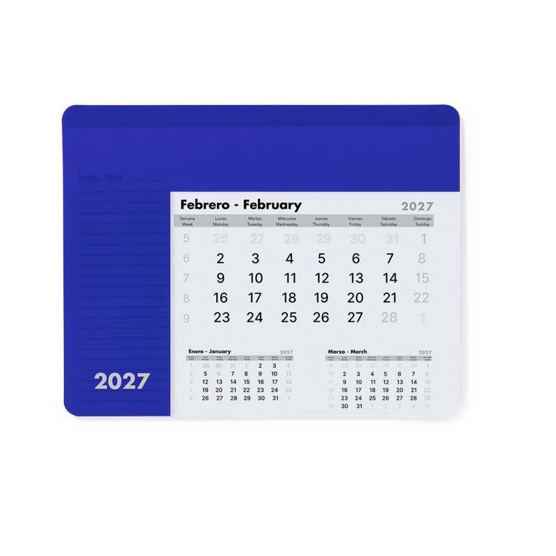 Alfombrilla Calendario Rendux