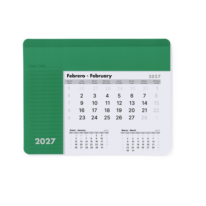 Alfombrilla Calendario Rendux