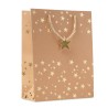 Bolsa de papel de regalo navideña Sparkle