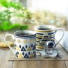 Set de taza, plato y filtro de té Unique