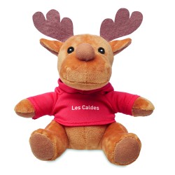 Reno de peluche con sudadera Rudolph