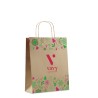 Bolsa de papel de regalo navideña mediana Bao Medium