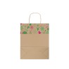 Bolsa de papel de regalo navideña mediana Bao Medium