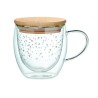 Taza de borosilicato de doble pared Sion 220 ml