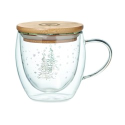 Taza de borosilicato de doble pared Sian 220 ml