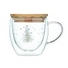 Taza de borosilicato de doble pared Sian 220 ml