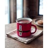 Taza metálica esmaltada de Papá Noel Santamel 300 ml