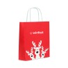 Bolsa de regalo navideña de papel reciclado pequeña Bao Small