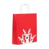 Bolsa de regalo navideña de papel reciclado mediana Bao Medium