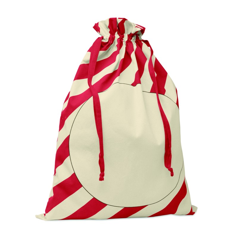 Saco de Papá Noel de algodón Laukku