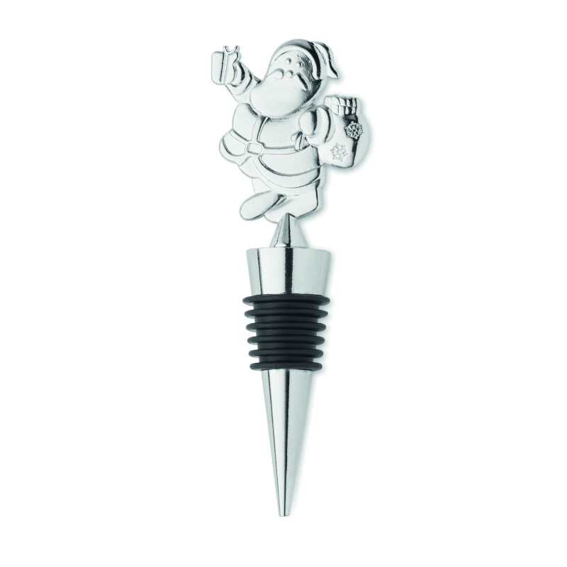 Tapón de botella navideño de zinc Alto