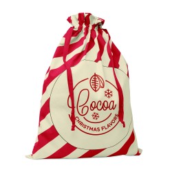 Saco de Papá Noel de algodón Laukku