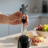 Tapón de botella navideño de zinc Alto