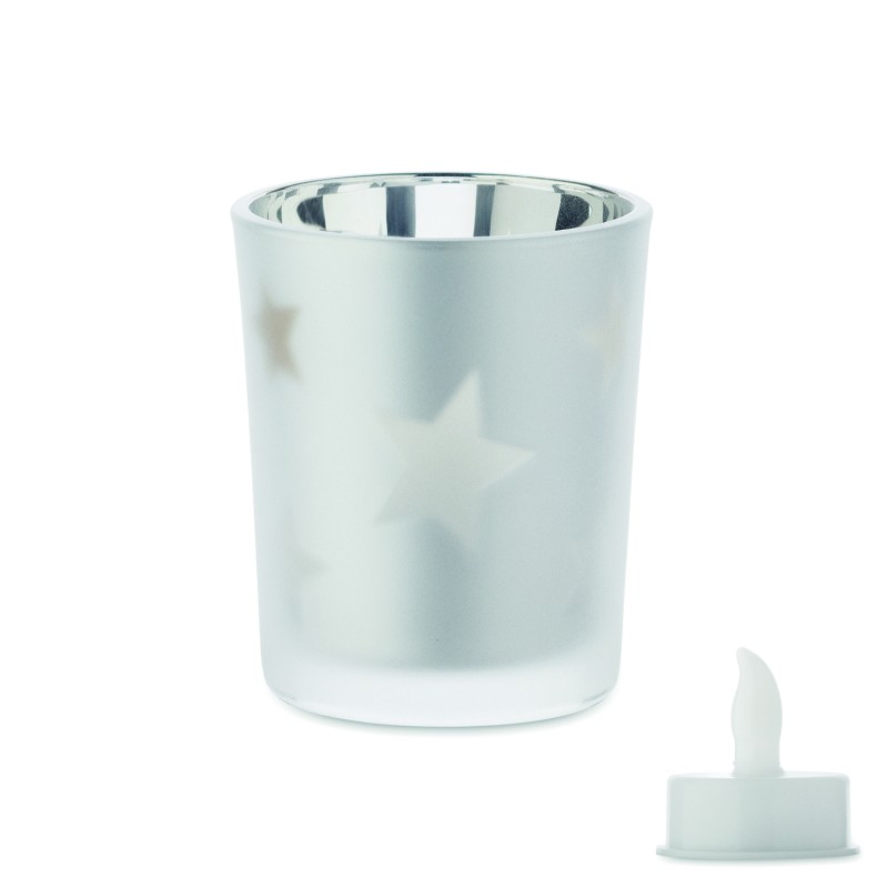 Vela LED en frasco de cristal Landle
