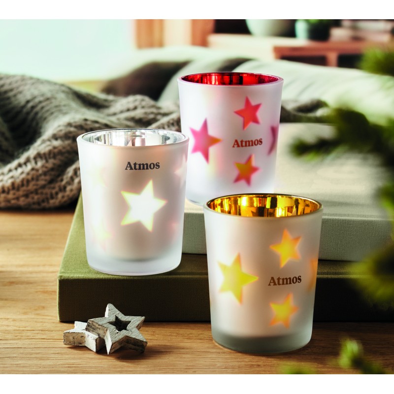 Vela LED en frasco de cristal Landle