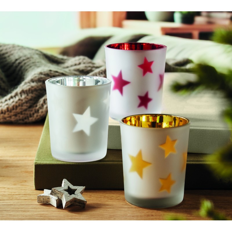 Vela LED en frasco de cristal Landle