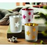 Vela LED en frasco de cristal Landle