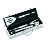 Set de barbacoa en maletín de aluminio Asador
