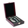 Set de vino en caja de madera Premium