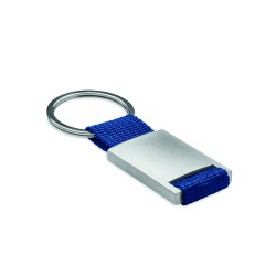 Llavero rectangular de metal Tech