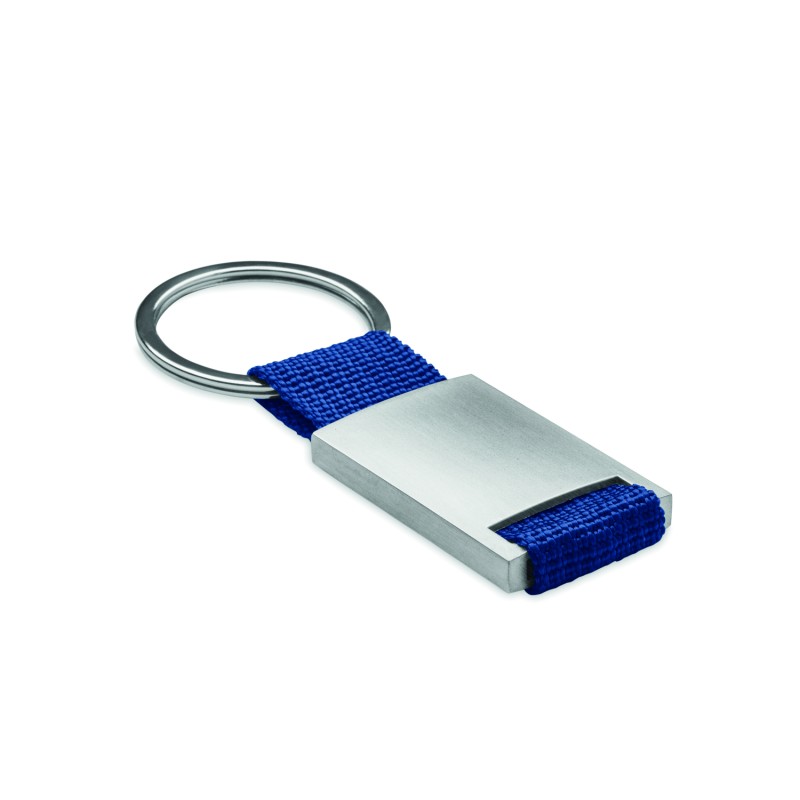 Llavero rectangular de metal Tech