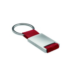 Llavero rectangular de metal Tech