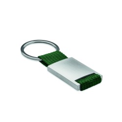 Llavero rectangular de metal Tech