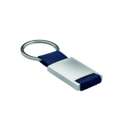 Llavero rectangular de metal Tech