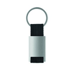 Llavero rectangular de metal Tech