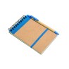 Libreta A6 de papel reciclado con bolígrafo Sonora