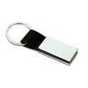 Llavero de PU con placa metálica Rectanglo