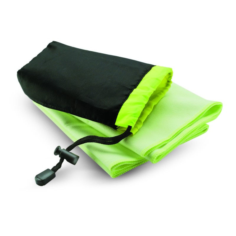 Toalla deportiva en bolsa de nylon Drye
