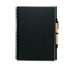 Libreta de papel reciclado con bolígrafo Bloquero Plus