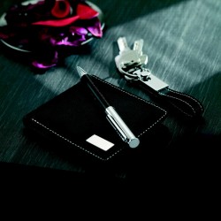 Set de bolígrafo, llavero y cartera Eleganci
