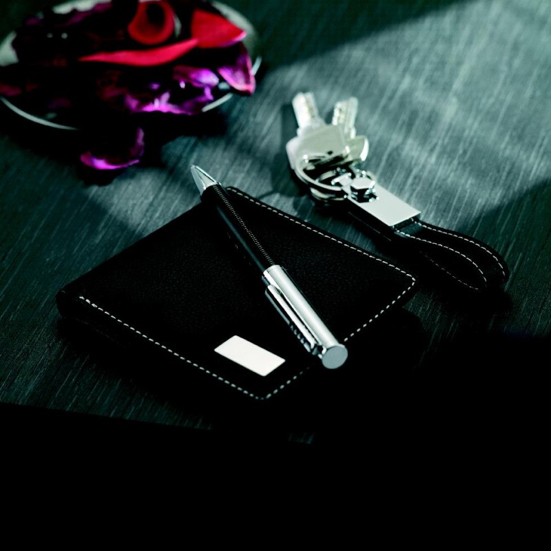 Set de bolígrafo, llavero y cartera Eleganci