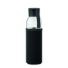 Botella de vidrio reciclado con funda Ebor 500 ml