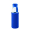 Botella de vidrio reciclado con funda Ebor 500 ml